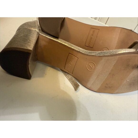 Bundle of 2 Steve Madden Women's Ankle Strap Block Heel JCarrson Sandals Size 7 - Picture 10 of 15